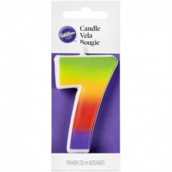NUMERAL 7 RAINBOW
