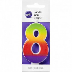 NUMERAL 8 RAINBOW