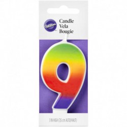 NUMERAL 9 RAINBOW