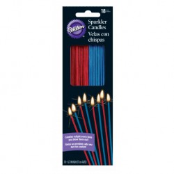 PATRIOTIC SPARKLER CANDLES