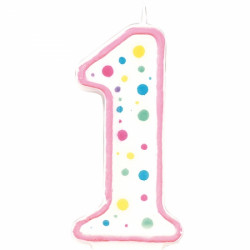 PINK 1 CANDLE