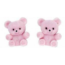 PINK BABY BEARS FAVOR ACCENTS