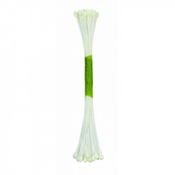 Plain Stamen Medium - White