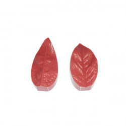 Silicone Veiner Mold, Lily Leaf, 73mm x 35mm x 19?Â??