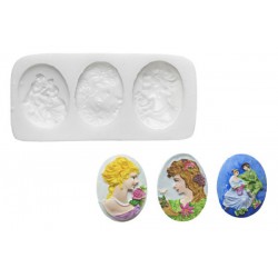 WOMEN PORTRAITS AND LOVERS SILICONE MOULD