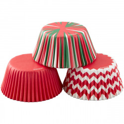WILTON BAKING CUPS ASSORTED HOLIDAYS PK/75