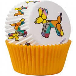WILTON BAKING CUPS BALLOON DOG PK/75
