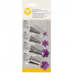 WILTON DECORATING TIP SET FLOWERS