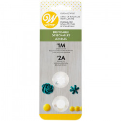 WILTON DISPOSABLE TIP SET/2